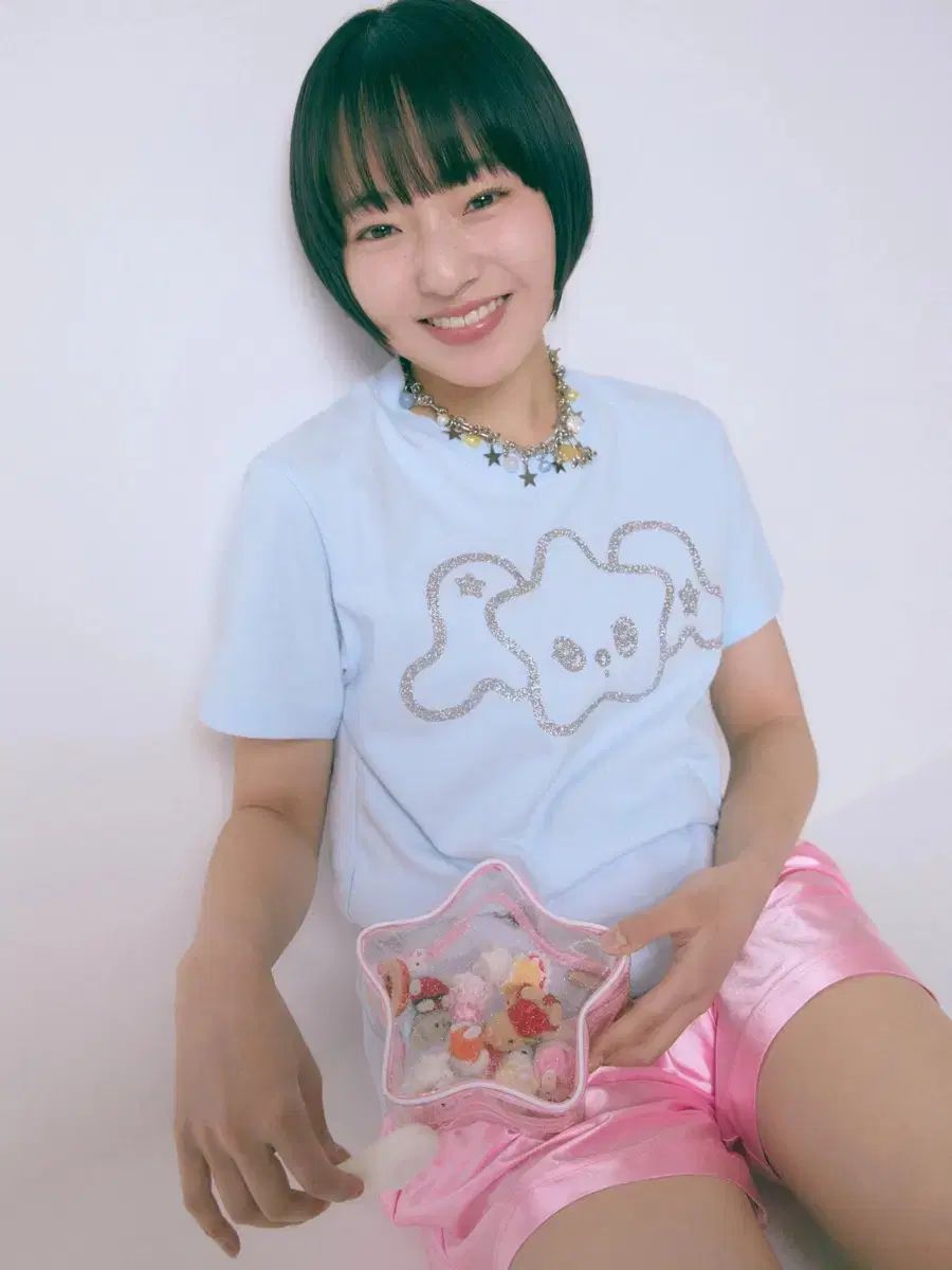 シャロムクラブ ウィ CHUU 夜 Tシャツ スカイ