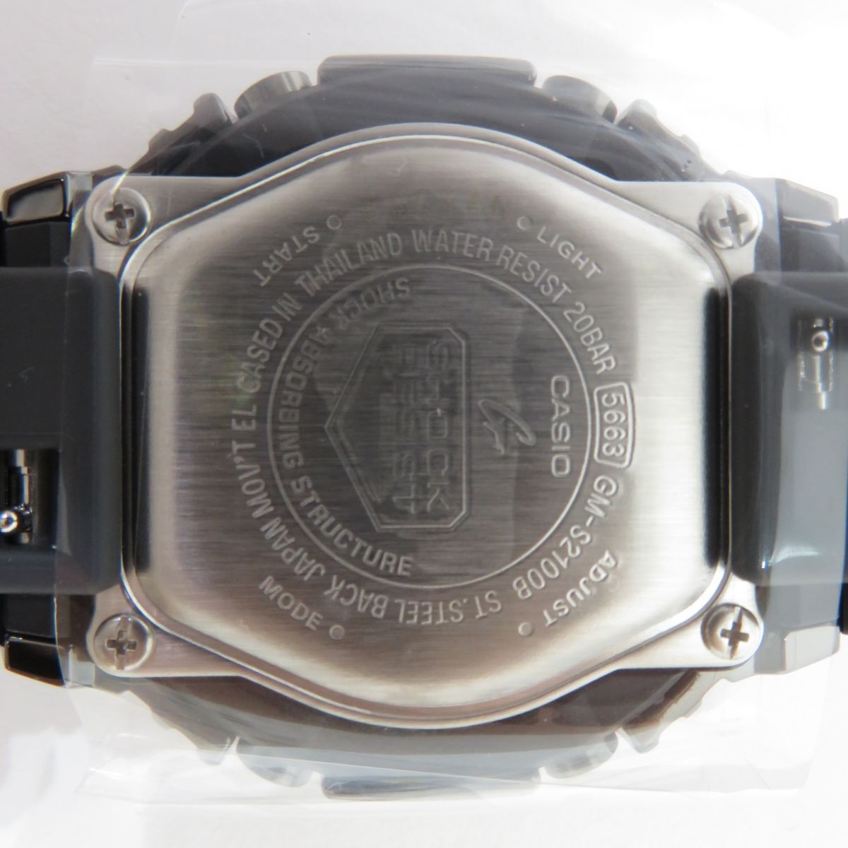 未使用】CASIO カシオ G-SHOCK Metal Covered GM-S2100B-8AJF クオーツ