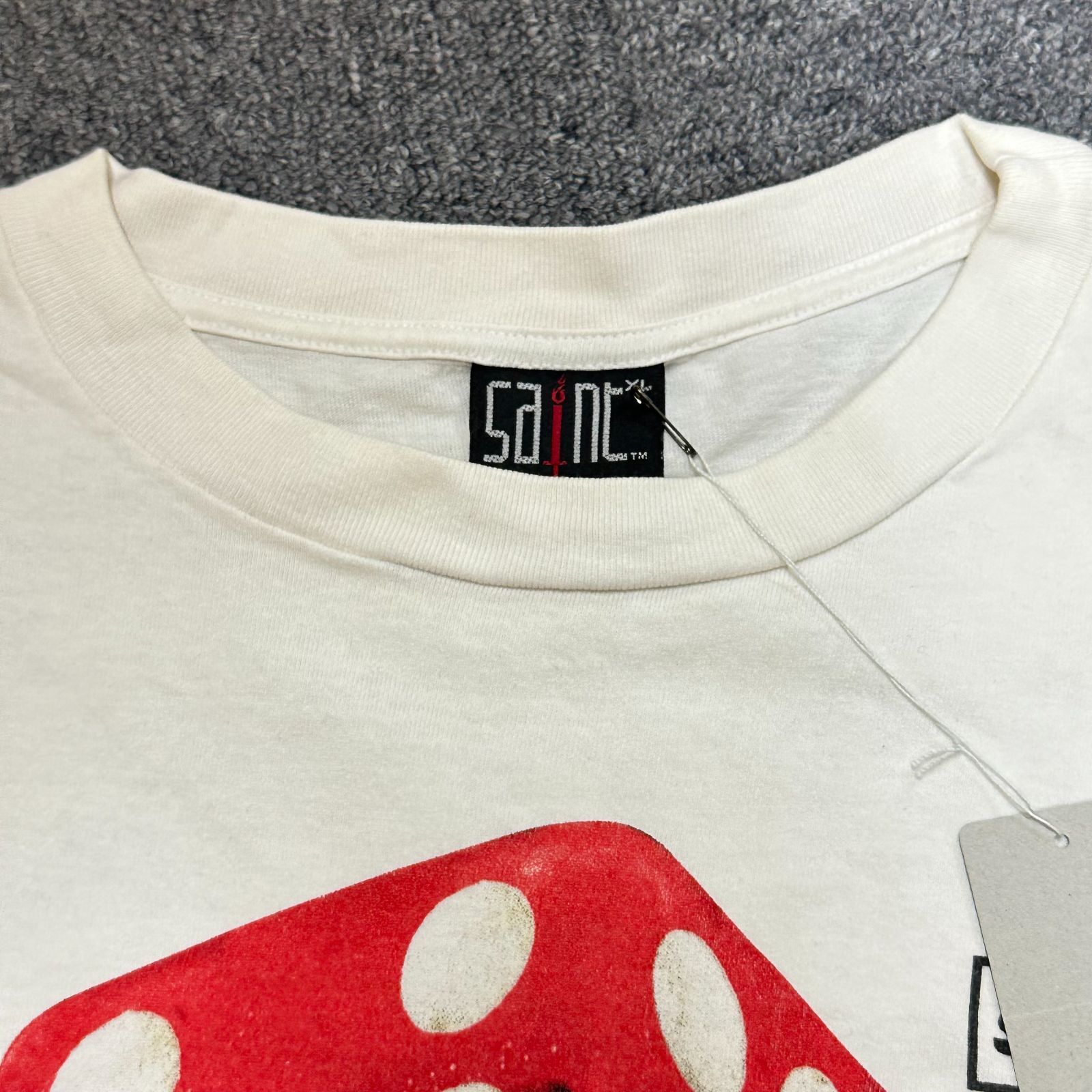 参考上代26400円 SAINT MICHAEL 23SS S/S TEE / DICE / WHITE ダイス 