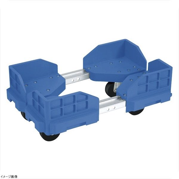 【新品】伸縮式樹脂台車 ＳＣＲ－４４３０ＲＢ