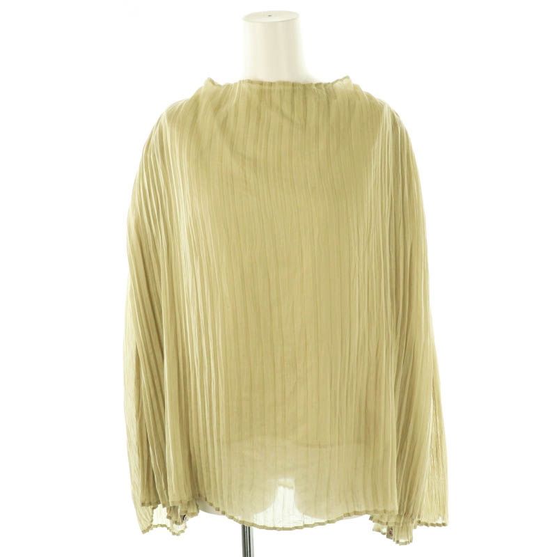 ハイク HYKE 15170 RANDOM PLEATED TOP トップス ブラウス 長袖 プルオーバー 1 オリーブ色 /NR ■OS レディース ハイク HYKE 15170 RANDOM PLEATED TOP トップス ブラウス 長袖