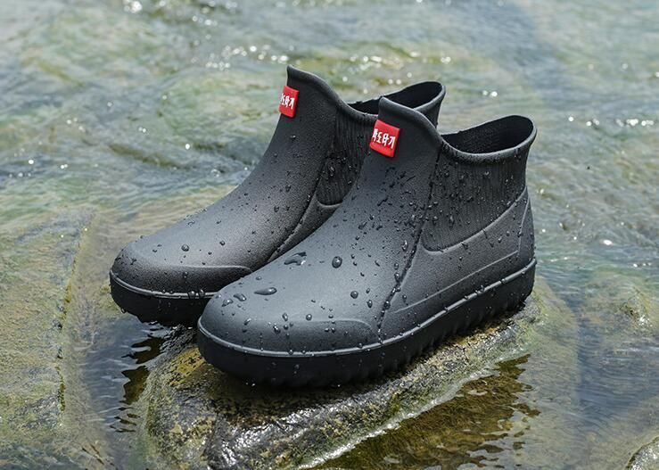 レインシューズ メンズ レインブーツ 雨靴 ショートブーツ 通勤 作業用 農作業 掃除 ラバーブーツ 雨 雪 歩きやすい 疲れにくい 防水 防滑 梅雨 釣り おしゃれxz 0526