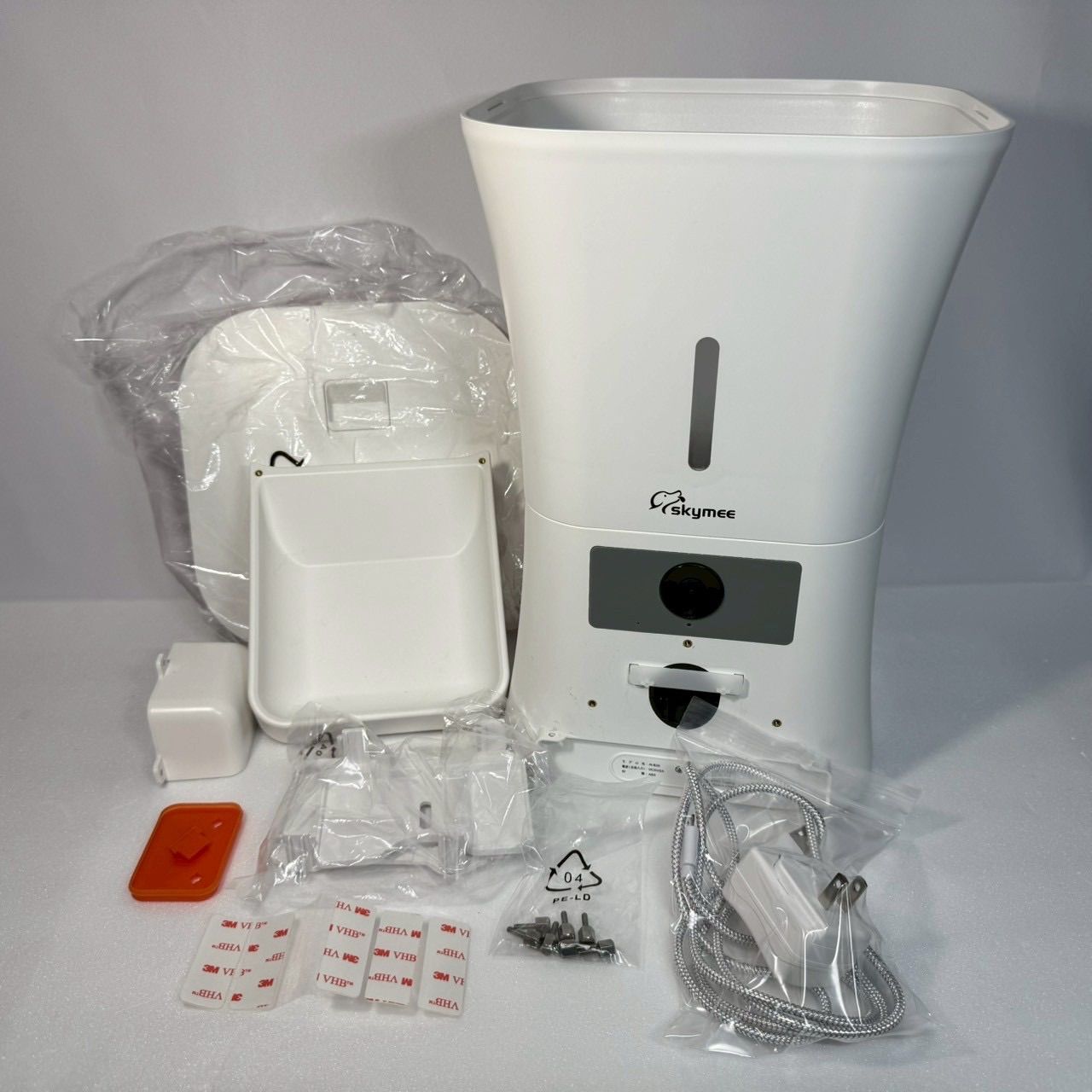 skymee スマート給餌器 AI Skymee 自動給餌器 AI-B20 ホワイト skymee スマート給餌器 AI