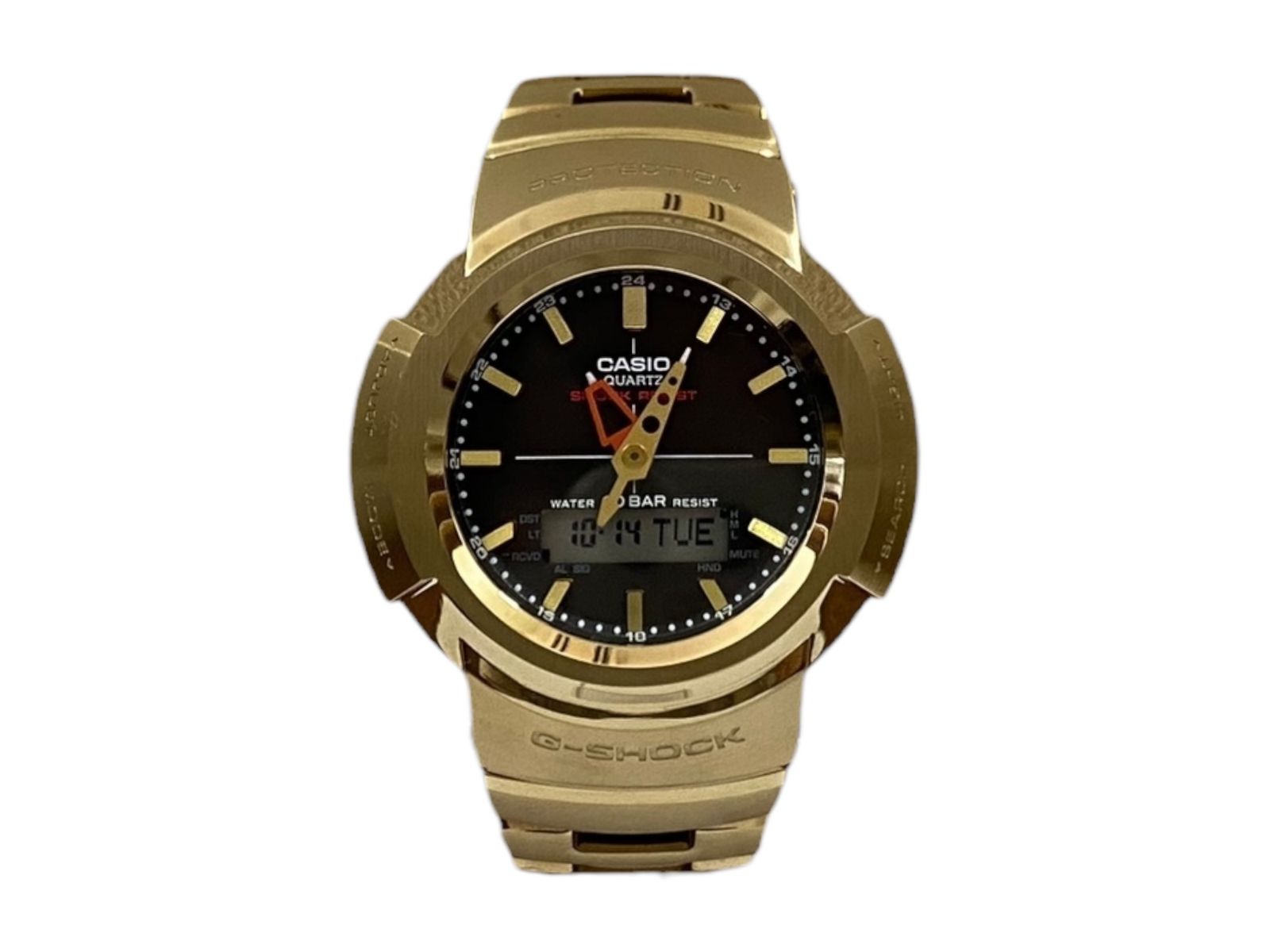 CASIO カシオ G-SHOCK 腕時計 アナデジ 防水 電波 ソーラー AWM-500GD ゴールド メンズ 078