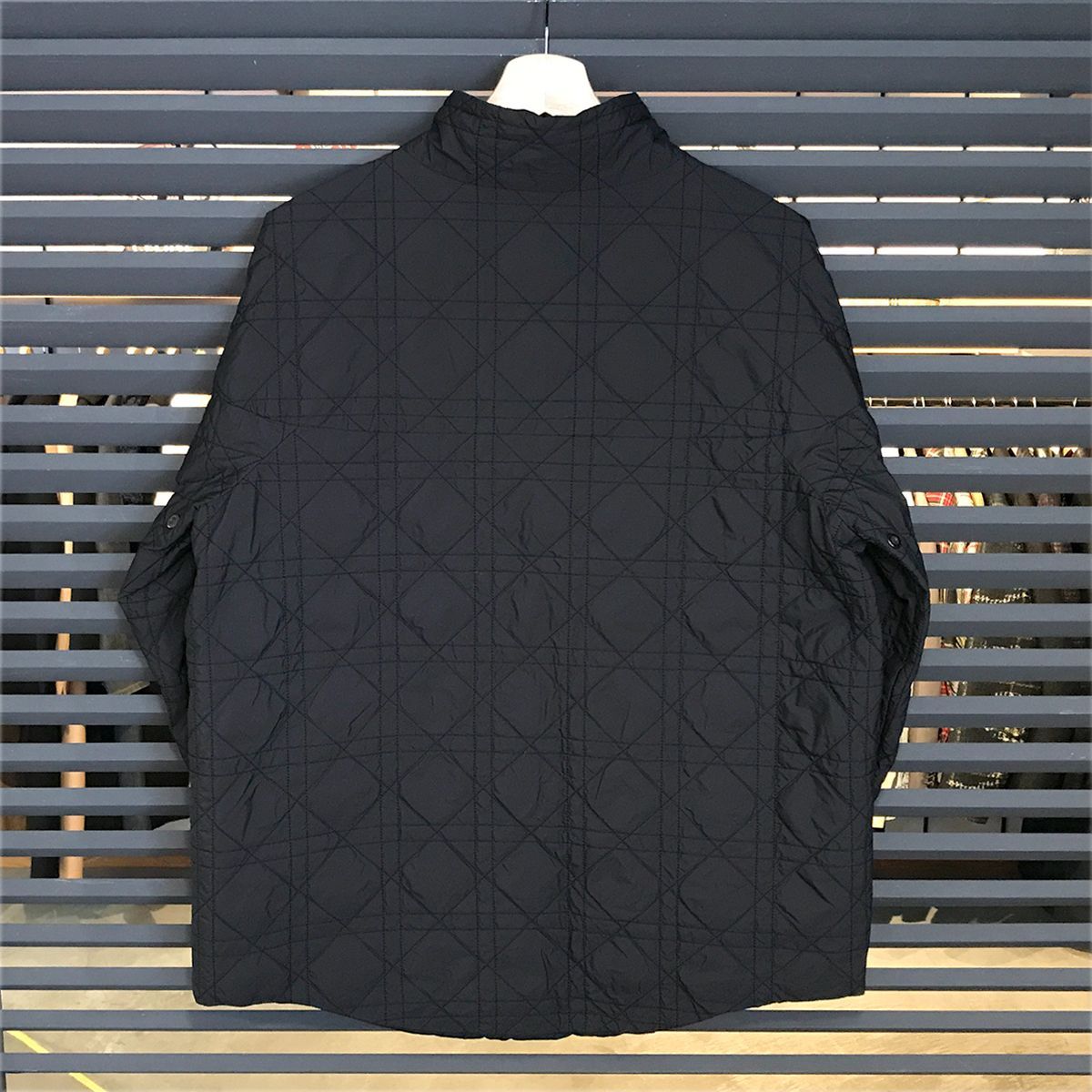 超 ディオール カナージュステッチ プルオーバー ナイロン ブラック 13 2WBM11PEAI 14463