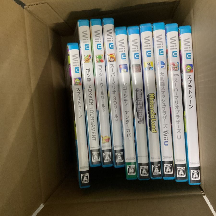 任天堂/Nintendo/ニンテンドー WiiU マリオカート8 ゾンビU スーパーマリオメーカー スプラトゥーン マインクラフト レゴシティアンダーカバー 等ソフト20点セット 任天堂/Nintendo/ニンテンドー WiiU マリオカート8 スプラ