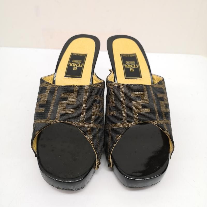 FENDI フェンディ サンダル ヴィンテージ オープントゥ サボ