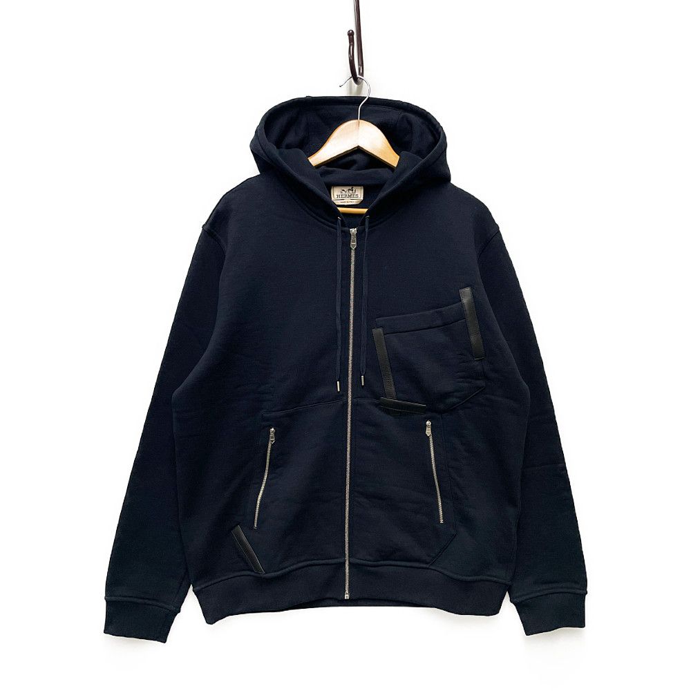 HERMES エルメス パーカー 紺 XL 4103524A0110 HERMES エルメス パーカー Run H ラン H457750HA01LA メンズ
