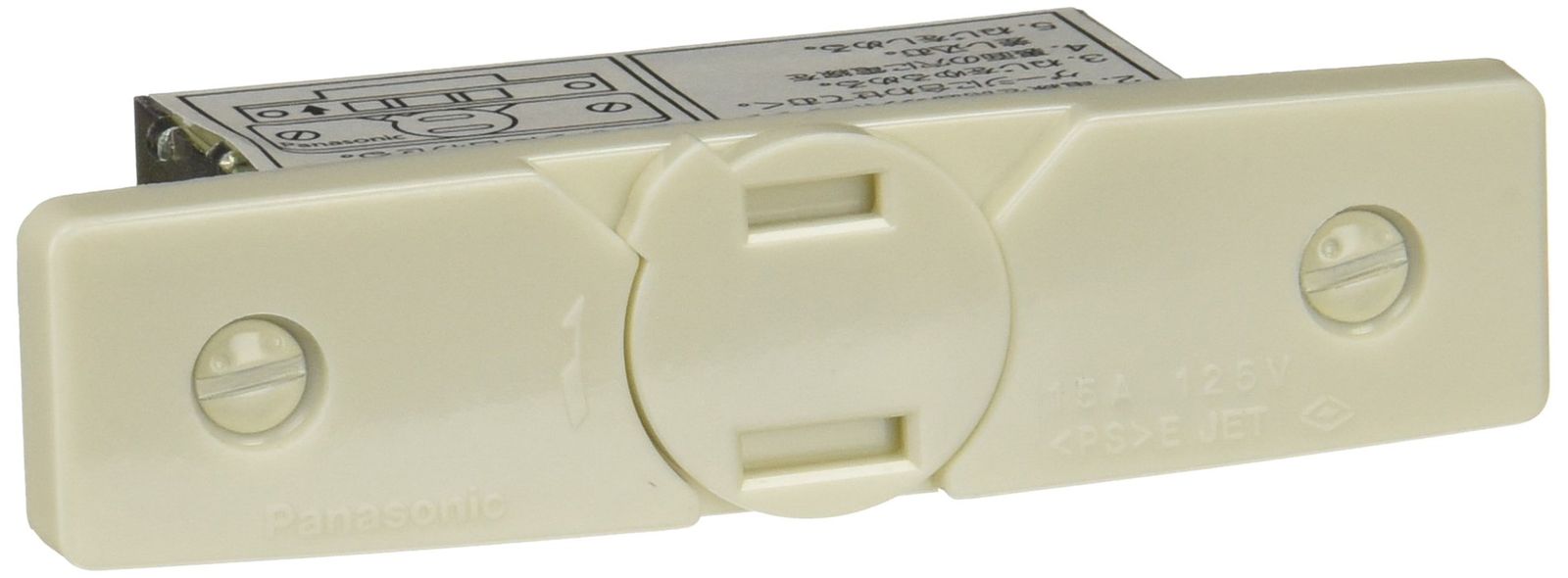 パナソニック Panasonic 扉付和室コンセント ミルキーホワイト WF 2000 W