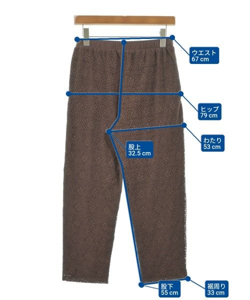 pual ce cin パンツサス付き　新品未使用　黒 PUAL CE CIN｜ピュアルセシンのスラックス通販 - ZOZOTOWN