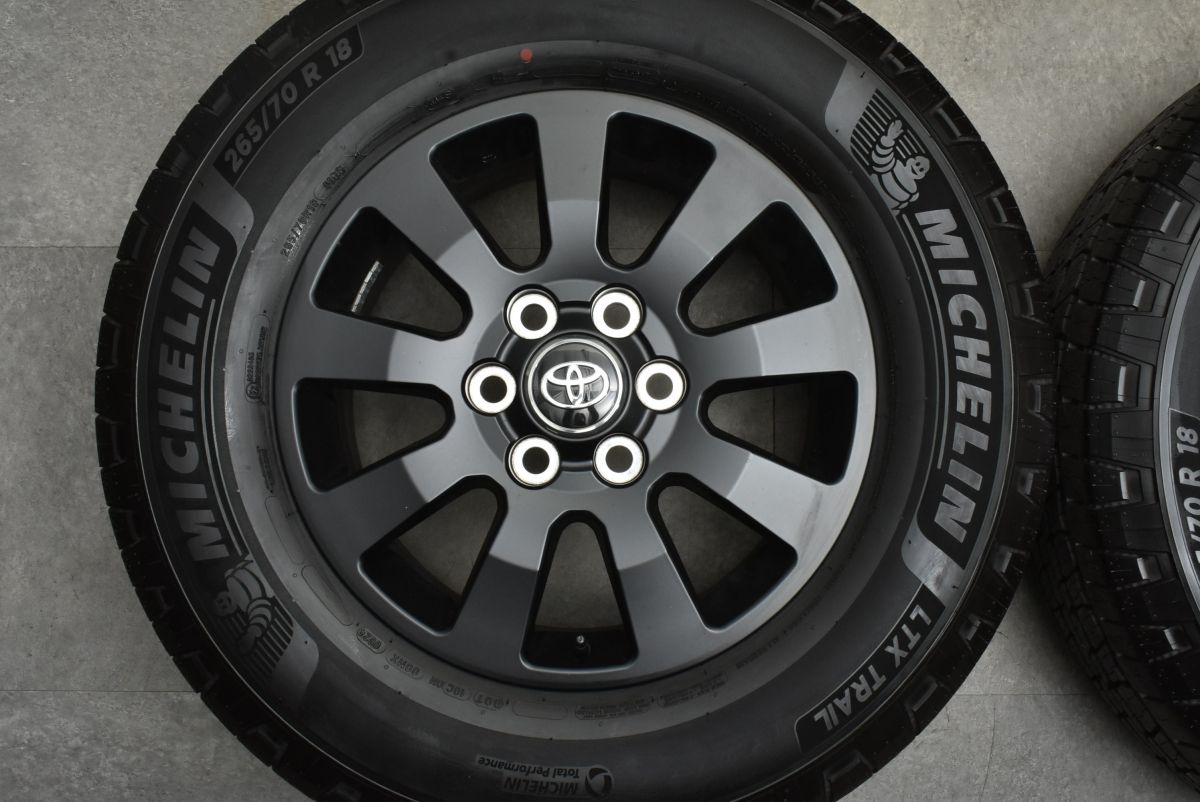 トヨタランドクルーザー250アルミホイールセットVX265/65R18 新車外し トヨタランドクルーザー250アルミホイールセットVX265/65R18 新車外し