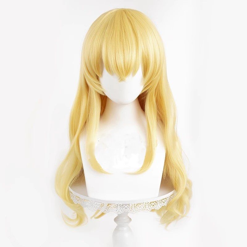 アイカツ！】星宮いちご風 コスプレウィッグ✨金髪ロングカール