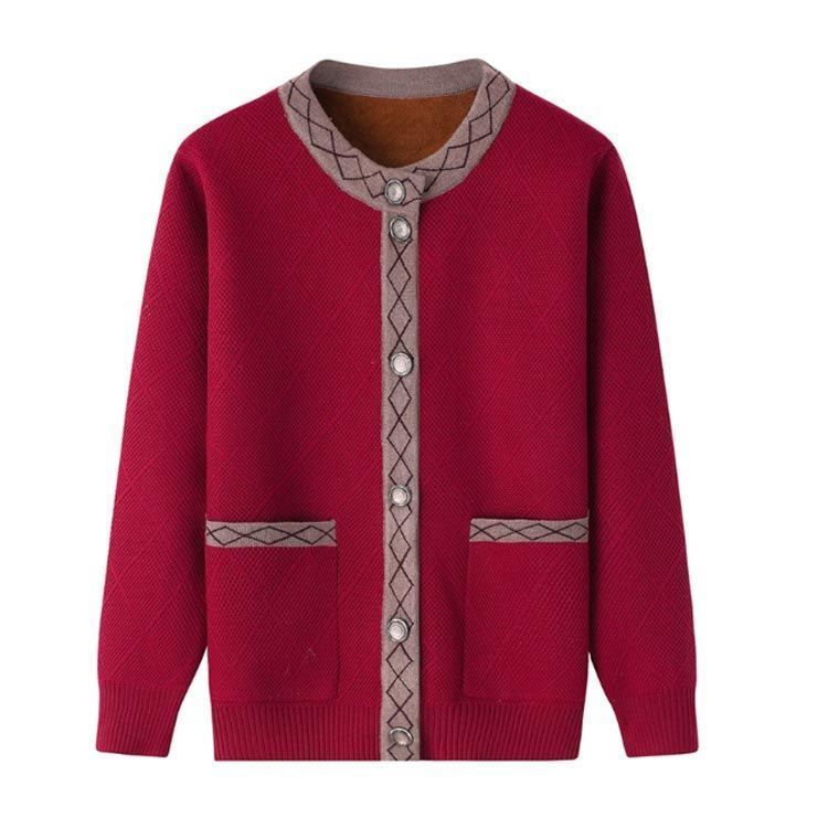 シニアファッション 80代 お誕生日 暖かい ギフト ニットカーディガン 裏起毛 60代 レディース 老人 あったか 70代 高齢者向け 裏ボア|裏ボアなし 90代 おばあちゃん クリスマス 秋冬 プ yskma604478