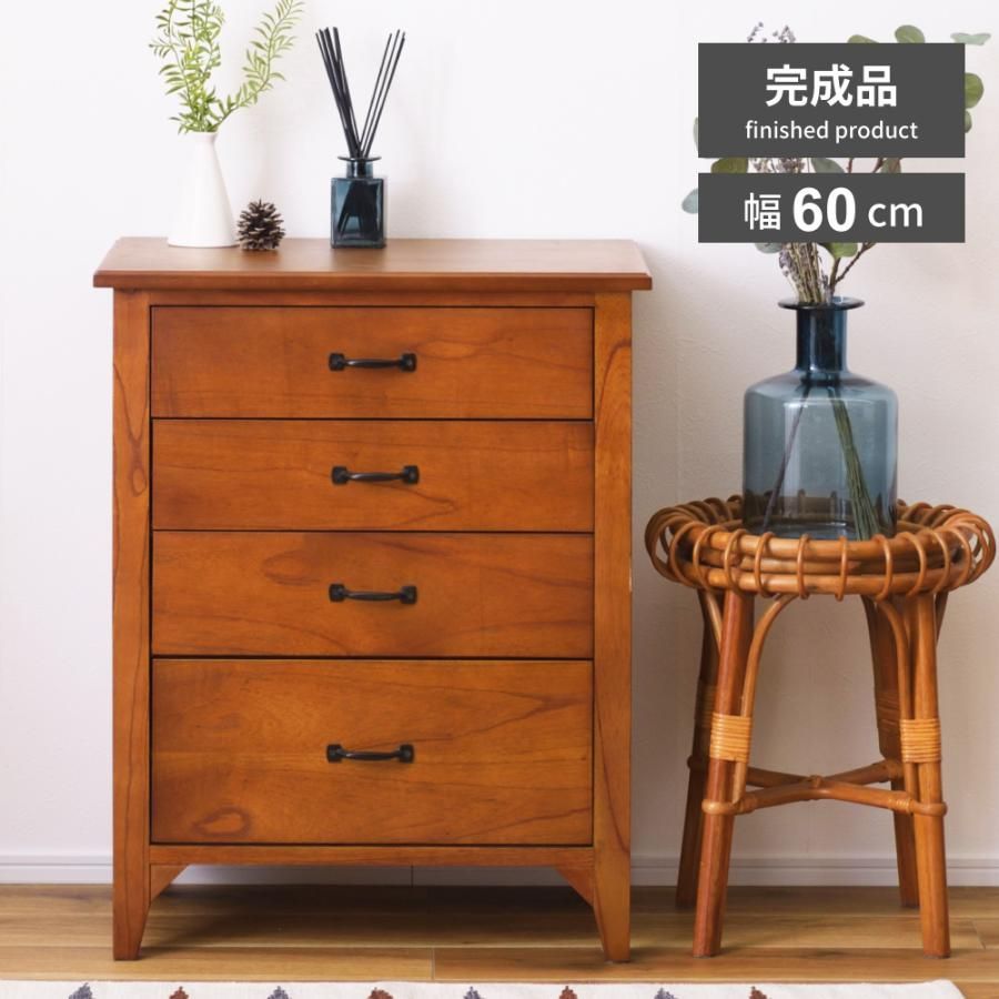 ハンドメイドで製造している為 小傷がある場合がございます 気になる方は恐れ入りますがご はお控えください チェスト ワゴン タンス キャビネット 幅60cm 収納 収納家具 アンティーク ヴィンテージ おしゃれ 天然木 木製 ビンテージ 完成品 和風