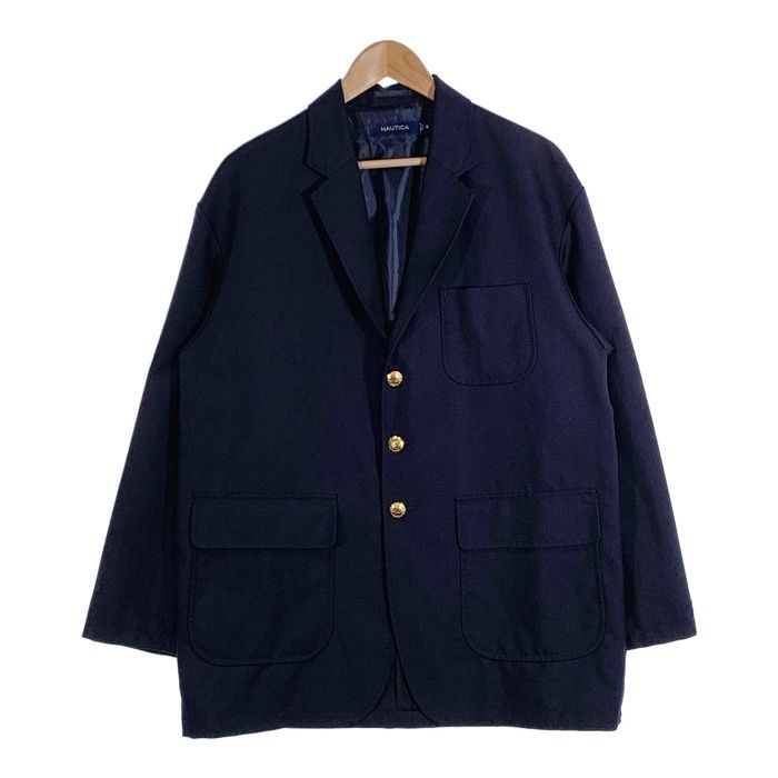 NAUTICA ノーティカ 22SS 3B テーラードジャケット 紺ブレ 金ボタン 
