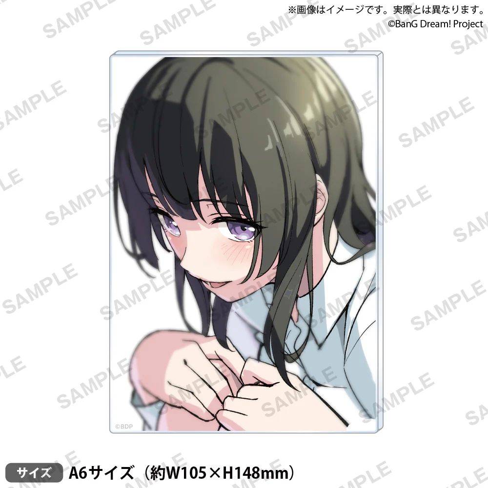 キャラクターグッズ バンドリ 信澤収展 アクリルパネル Roselia