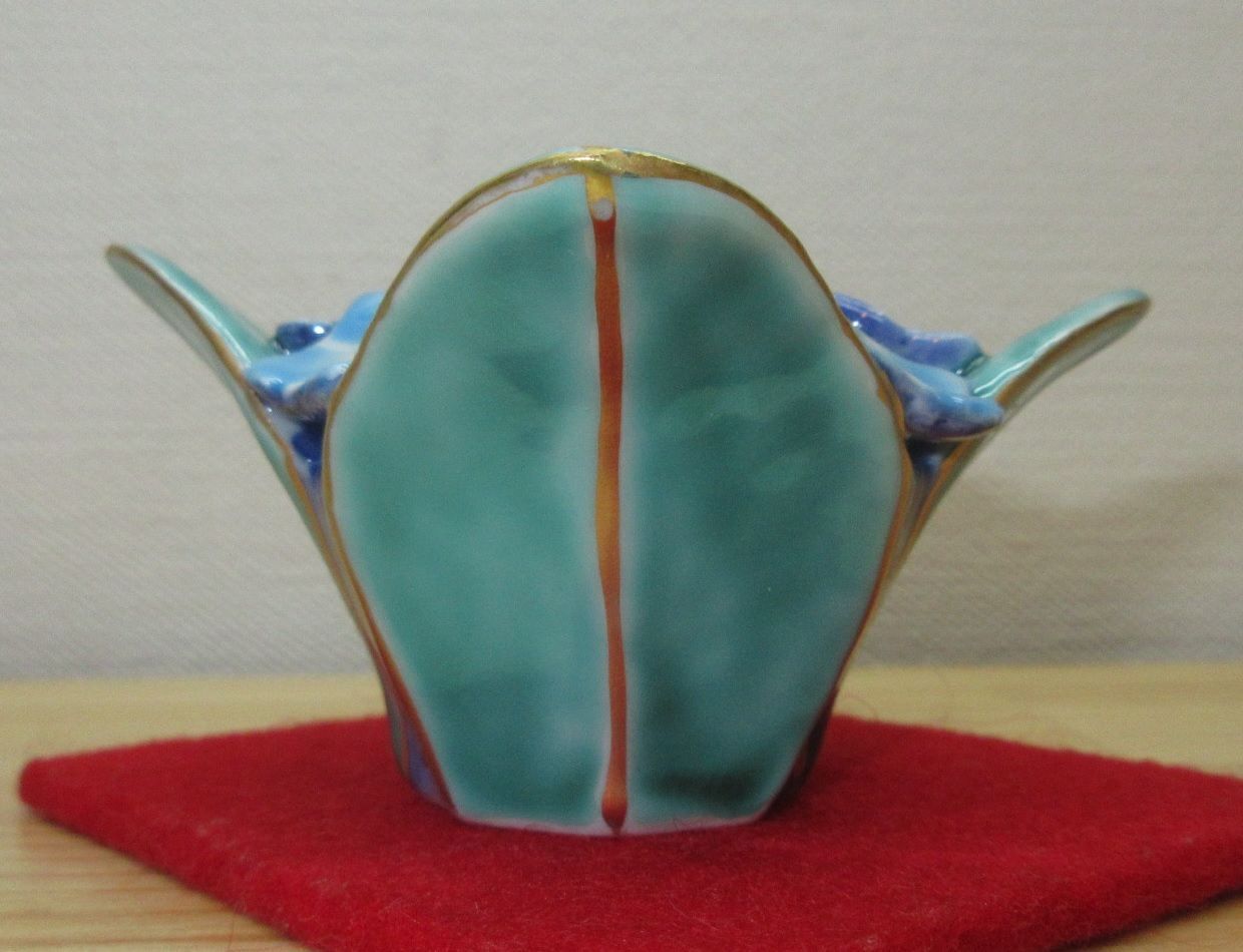 送料込【逢絢亭・新品】茶道具 蓋置 京焼 青楓蓋置 平安昭阿弥 共箱入り 送料込【逢絢亭・新品】茶道具 蓋置 京焼 青楓蓋置 平安昭阿弥