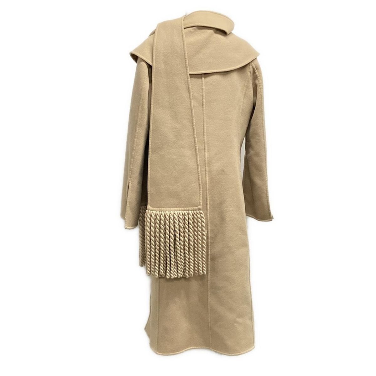 FENDI フェンディ コート サイズ36 S レディース - FF8835 A5HD ベージュ FFモチーフ ウール シルク