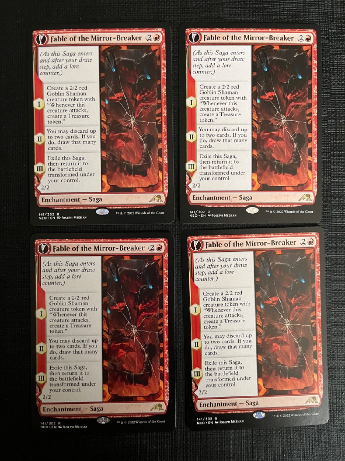 鏡割りの寓話 MTG 英語 4枚 - メルカリ