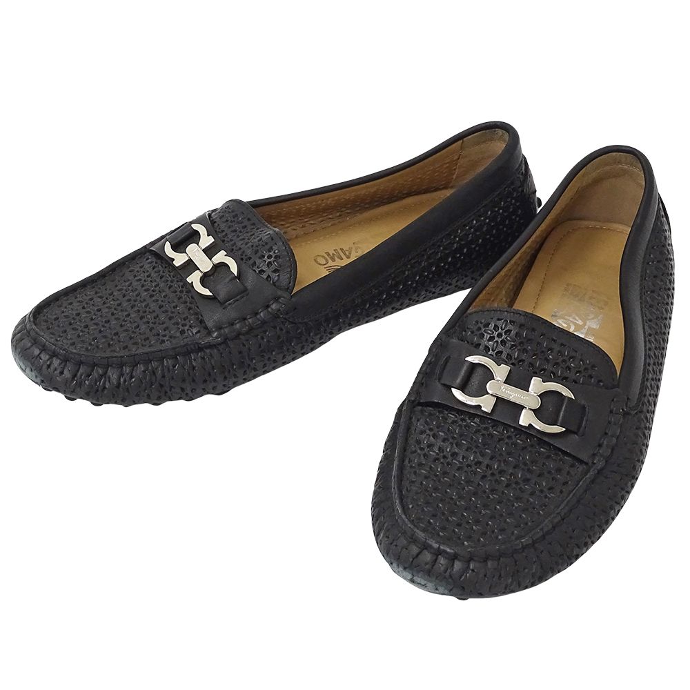 Ferragamo レザーブラック7 1/2 楽天市場】FERRAGAMO フェラガモ サンダル COMO 30 T 704764