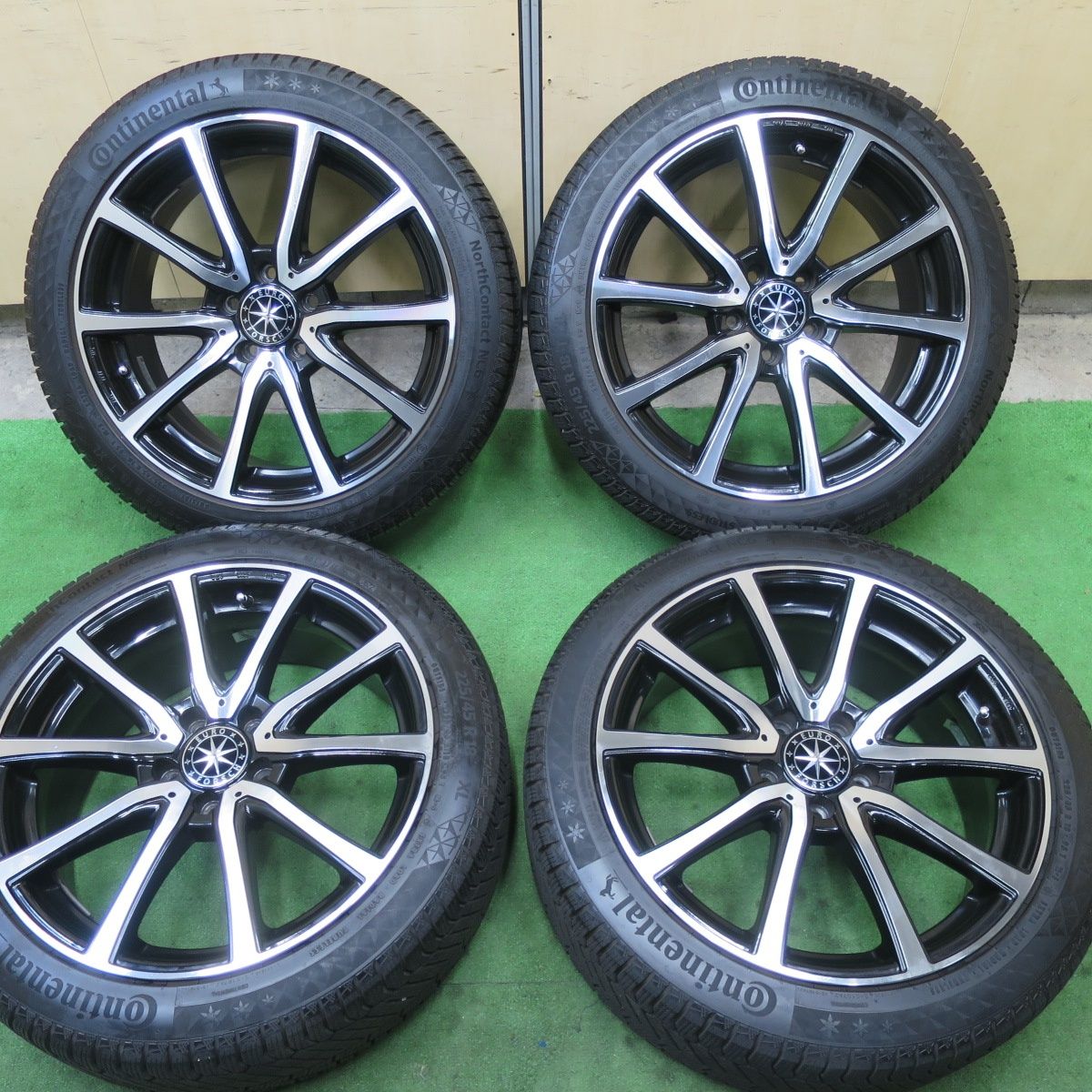 キレイ！22年☆ベンツ 等 EURO FORSCH 225/45R18 スタッドレス 