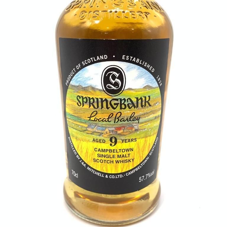 スプリングバンク ローカルバーレイ 9年 700ml 57.7% SPRINGBANK LOCAL BARLEY【N】 - メルカリ