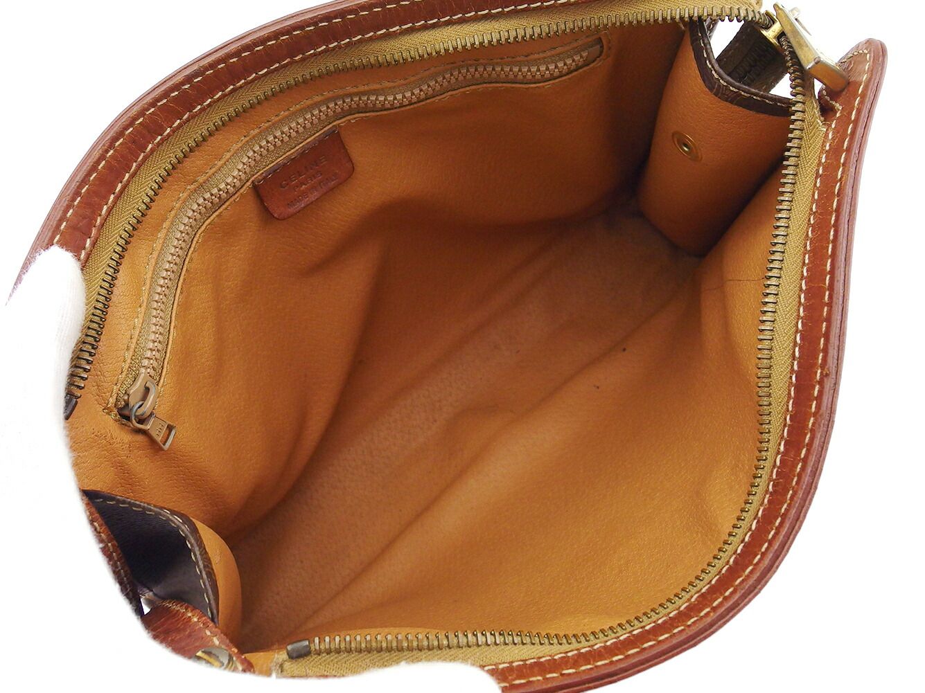新品未使用　CELINE（セリーヌ） マカダム柄クラッチバッグ ダークブラウン CELINE セリーヌ クラッチバッグ セカンドバッグ レディース