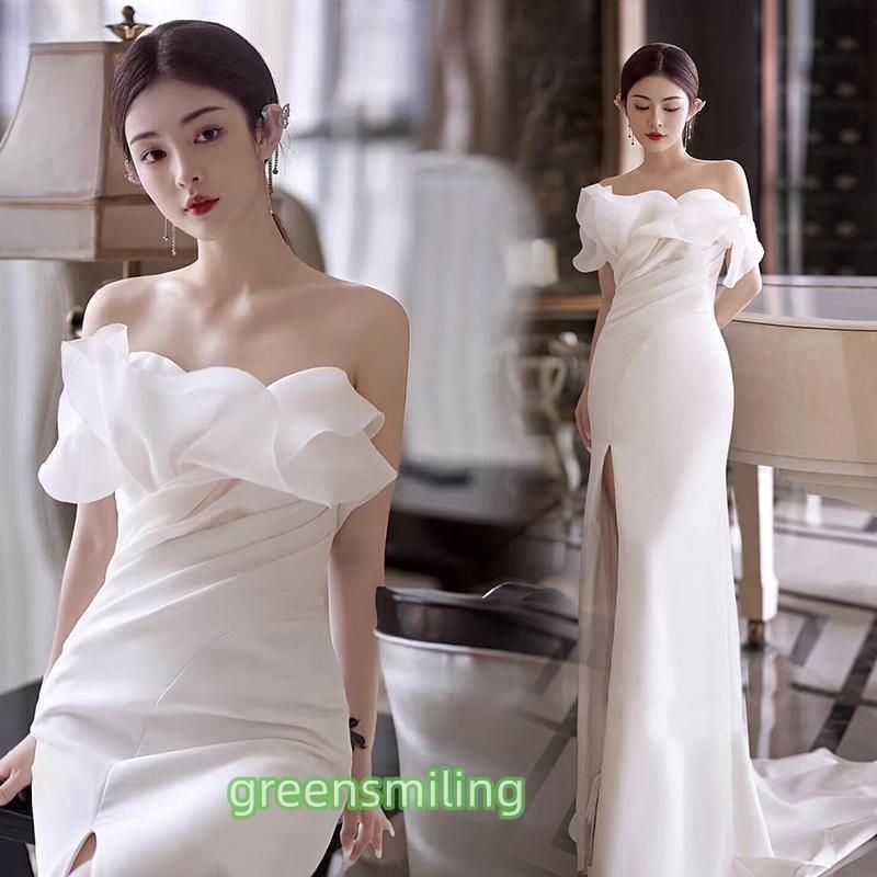 Maison de Petit Ruban ロングJSK オフ白 Maison de Petite Ruban JSK