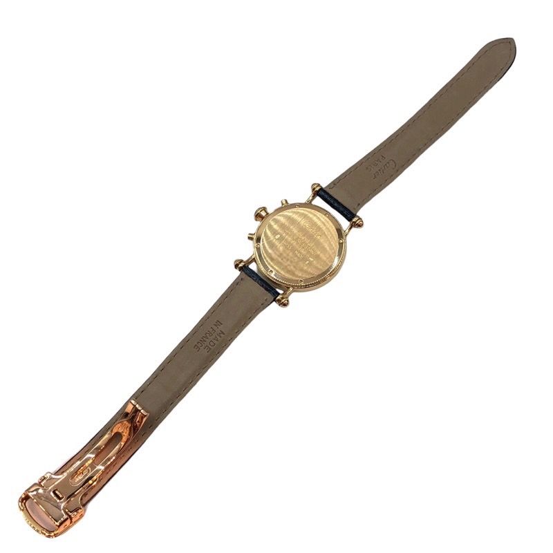 カルティエ Cartier ディアボロ LM クロノリフレックス W1508556 アイボリー K18YG レディース 腕時計
