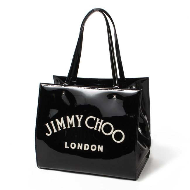 新品JimmyChoo VARENNE TOTE BQI BLACK/WHITE | kinderpartys.at