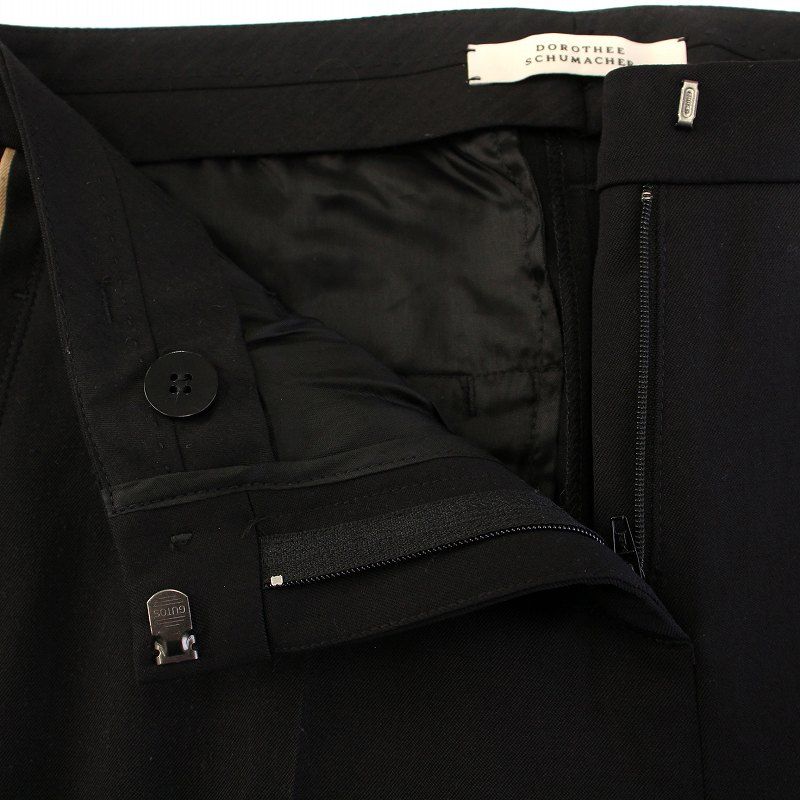 【Dorothee Schumacher】ウールブレンド taperedパンツ Dorothee Schumacher Tapered Trousers | Black | FARFETCH