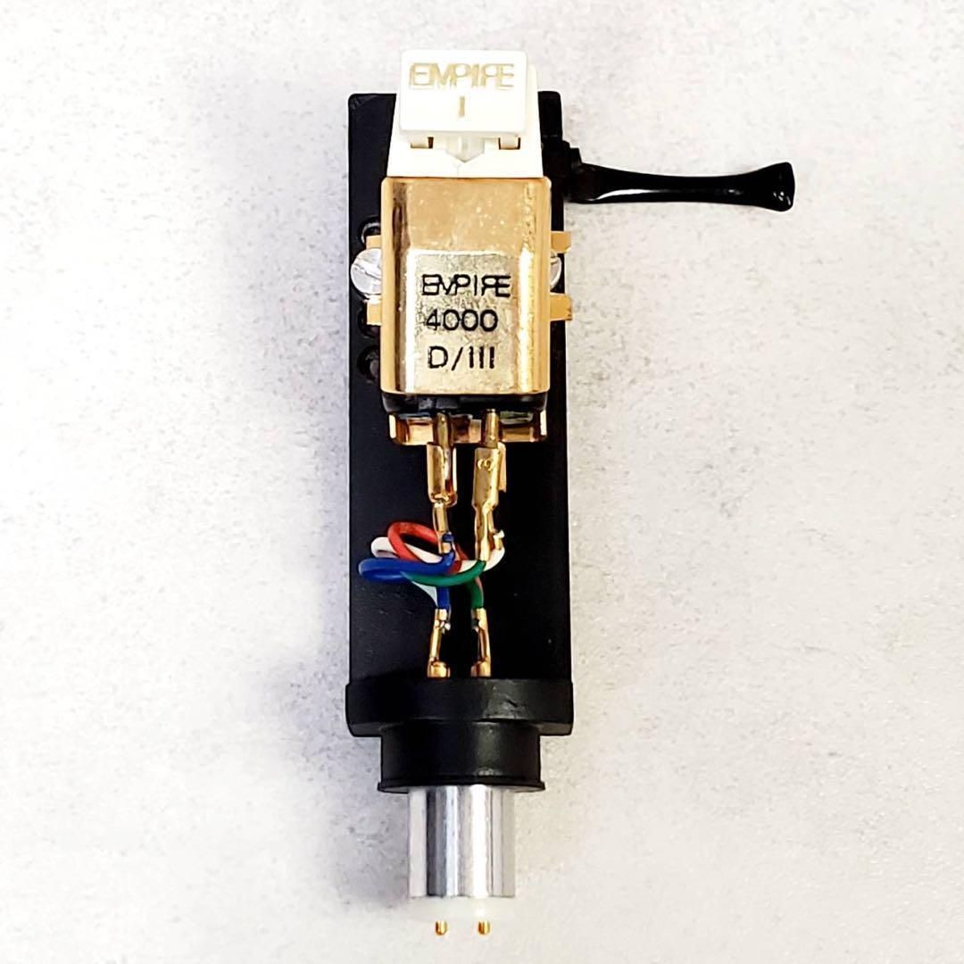 Empire エンパイア 4000D III カートリッジ ヘッドシェル オーディオテクニカ対応 レコードプレーヤー ターンテーブル 音質良好 品 針付属なし 清掃済 動作 済 即 可