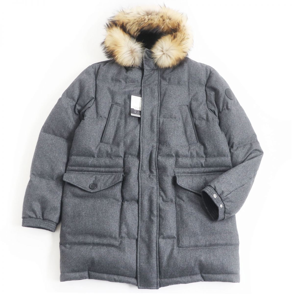 未使用品□dunhill/ダンヒル BH245K321 ウール カシミヤ混 ラクーン 