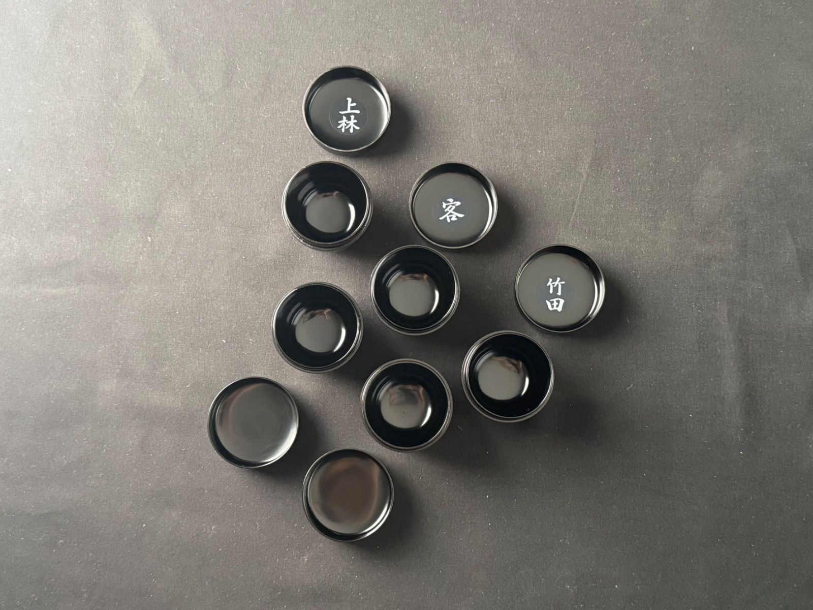 茶道具 七事式 茶歌舞伎道具 木製真茶歌舞伎道具 木製真塗盆 木製黒小棗 掛ふくさ