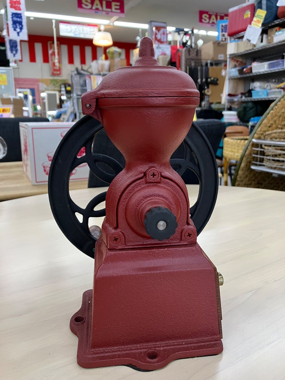 未使用 Kalita カリタ コーヒーミル ダイヤミル レッド 手動式