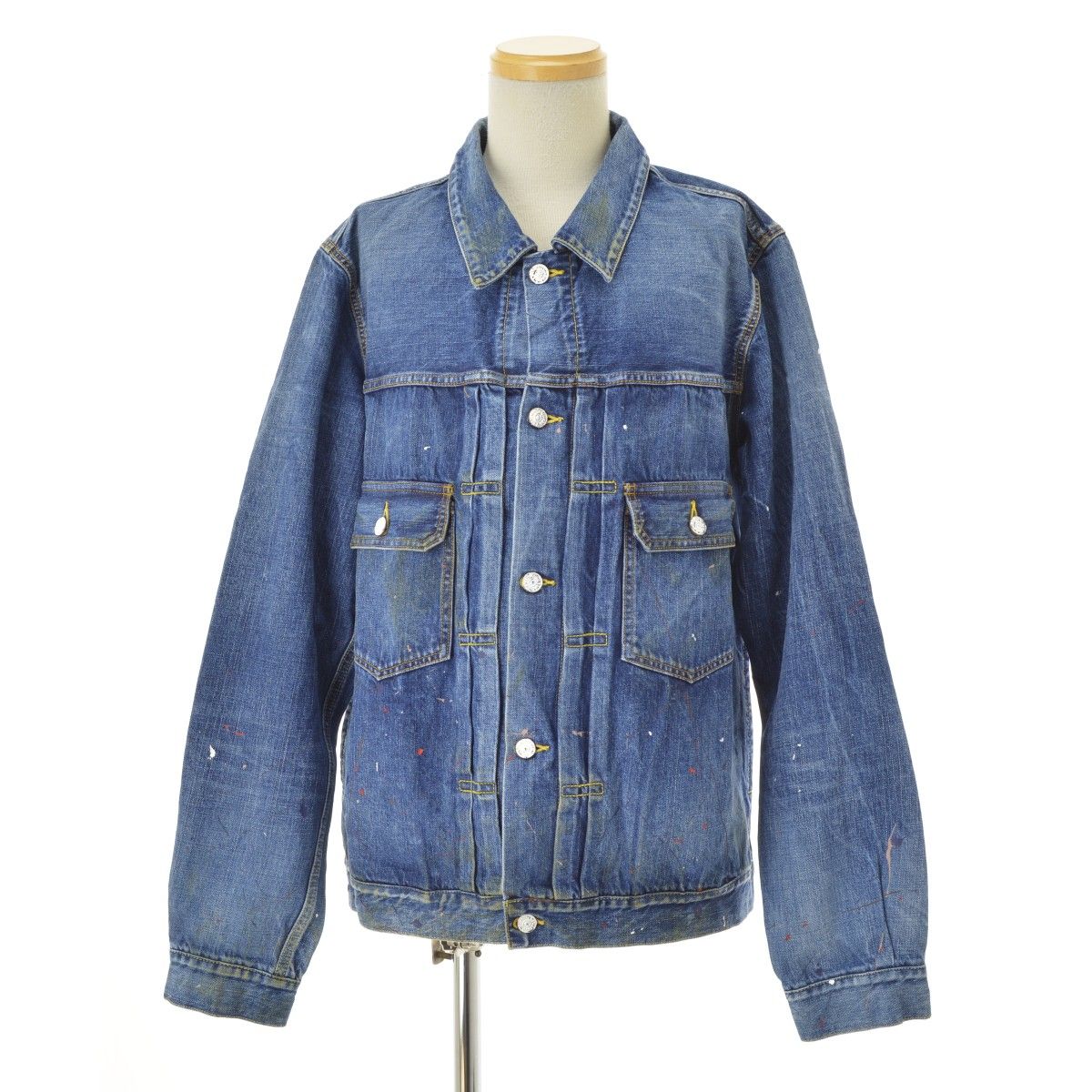 VISVIM 0120105006004 SS 101 JKT DRY DMGD-999デニムジャケット