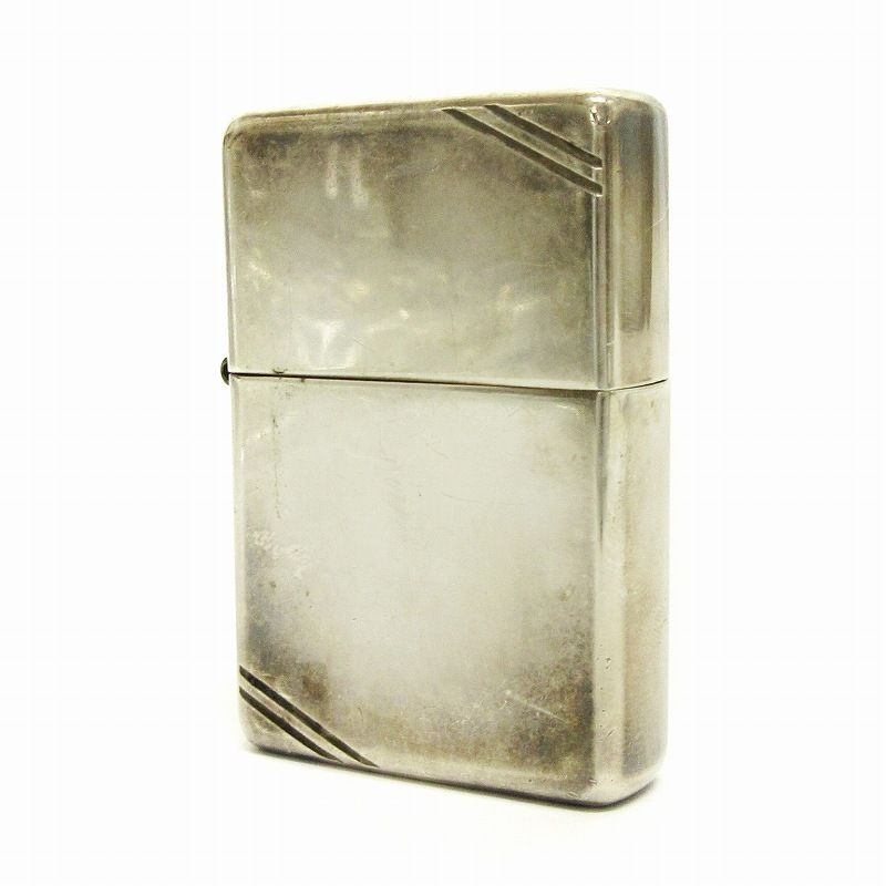 ZIPPO スターリングシルバー ダイアゴナルライン 2000年