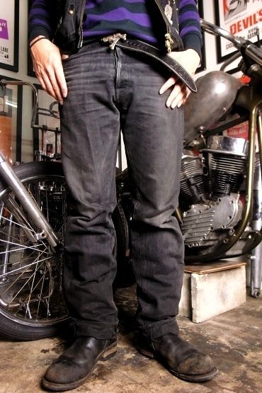 ViSE REDTAiL バイス レッドテイル 22_LA 5Poket Denim Pant〔BKBK