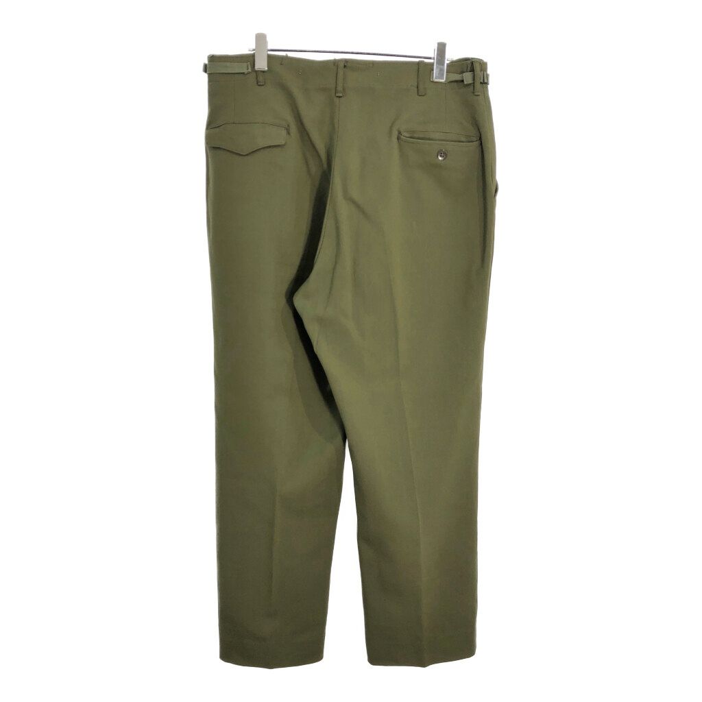 50年代 米軍実物 U.S.ARMY M-51 ウール フィールドパンツ 大きいサイズ ミリタリー オリーブ メンズ LARGE LONG 古着 V6502