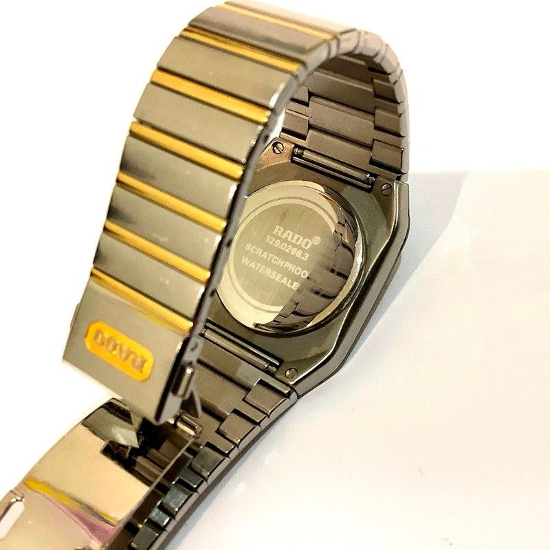 M 稼働品 ラドー ダイヤスター 129.0266.3 クォーツメンズ腕時計 純正ベルト ダイアスター RADO DIASTAR