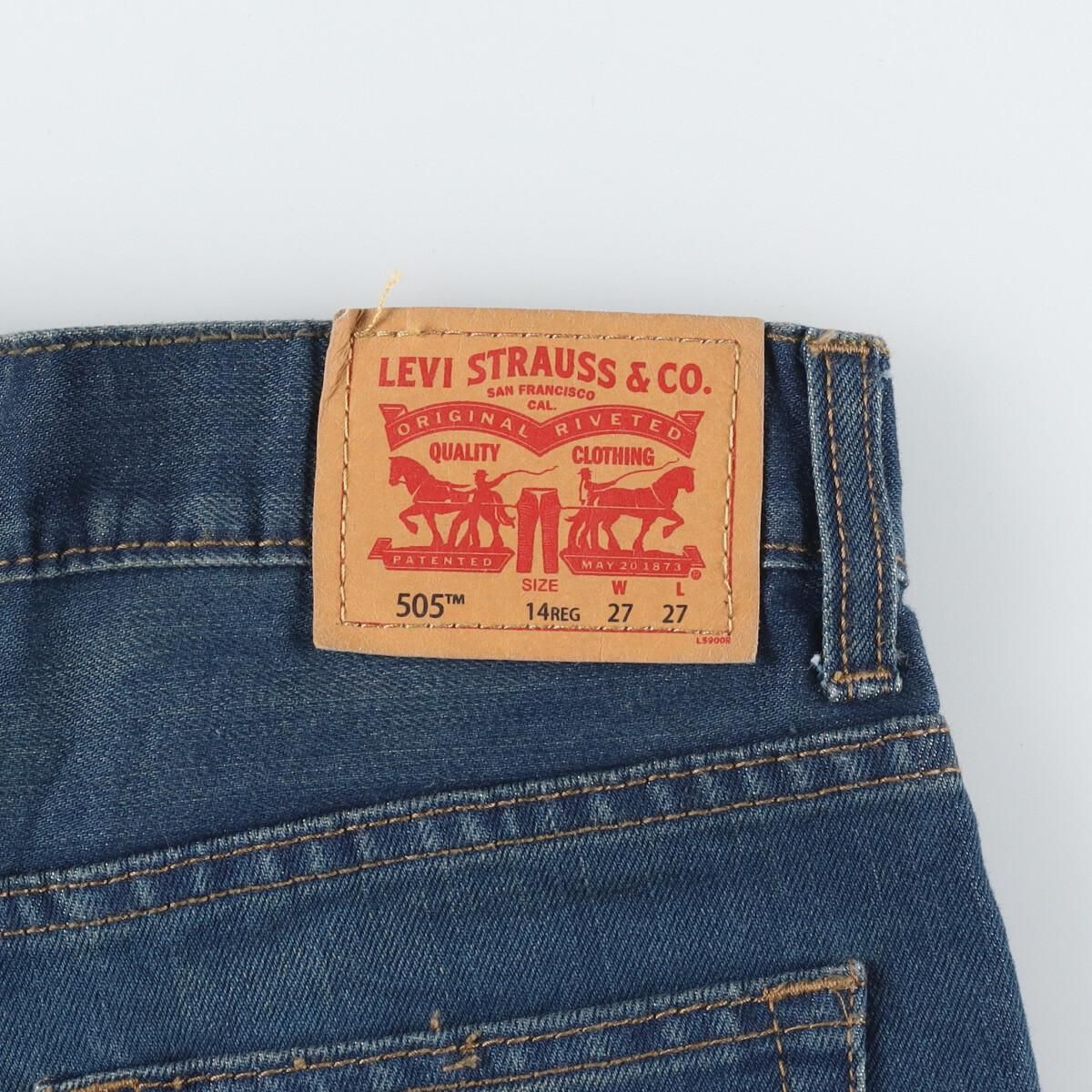 古着 リーバイス Levi's 505 REGULAR FIT テーパードジーンズ デニム