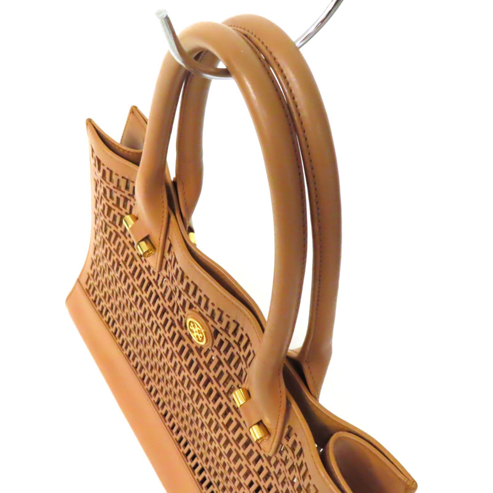 OI25118 美品 TORY BURCH トリーバーチ トートバッグ カッティング 