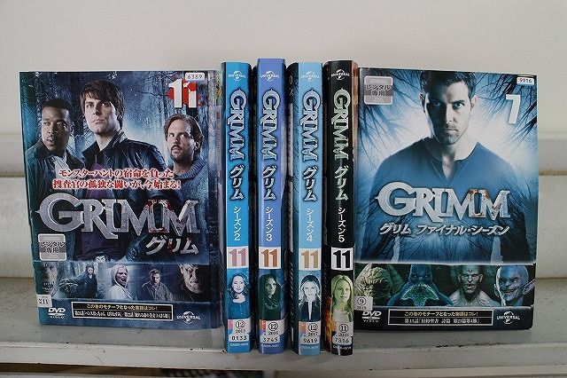 DVD GRIMM グリム シーズン1～ファイナル シリーズ完結 全62巻 ケース無し発送 レンタル落ち Z3U359