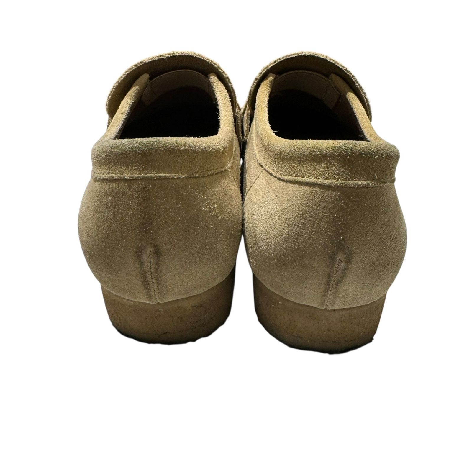 Clarks クラークス ⑤ Wallabee Loafer メンズ Maple Suede ベージュ UK 8 FIT-G EUR 42 その他 ブーツ 革靴