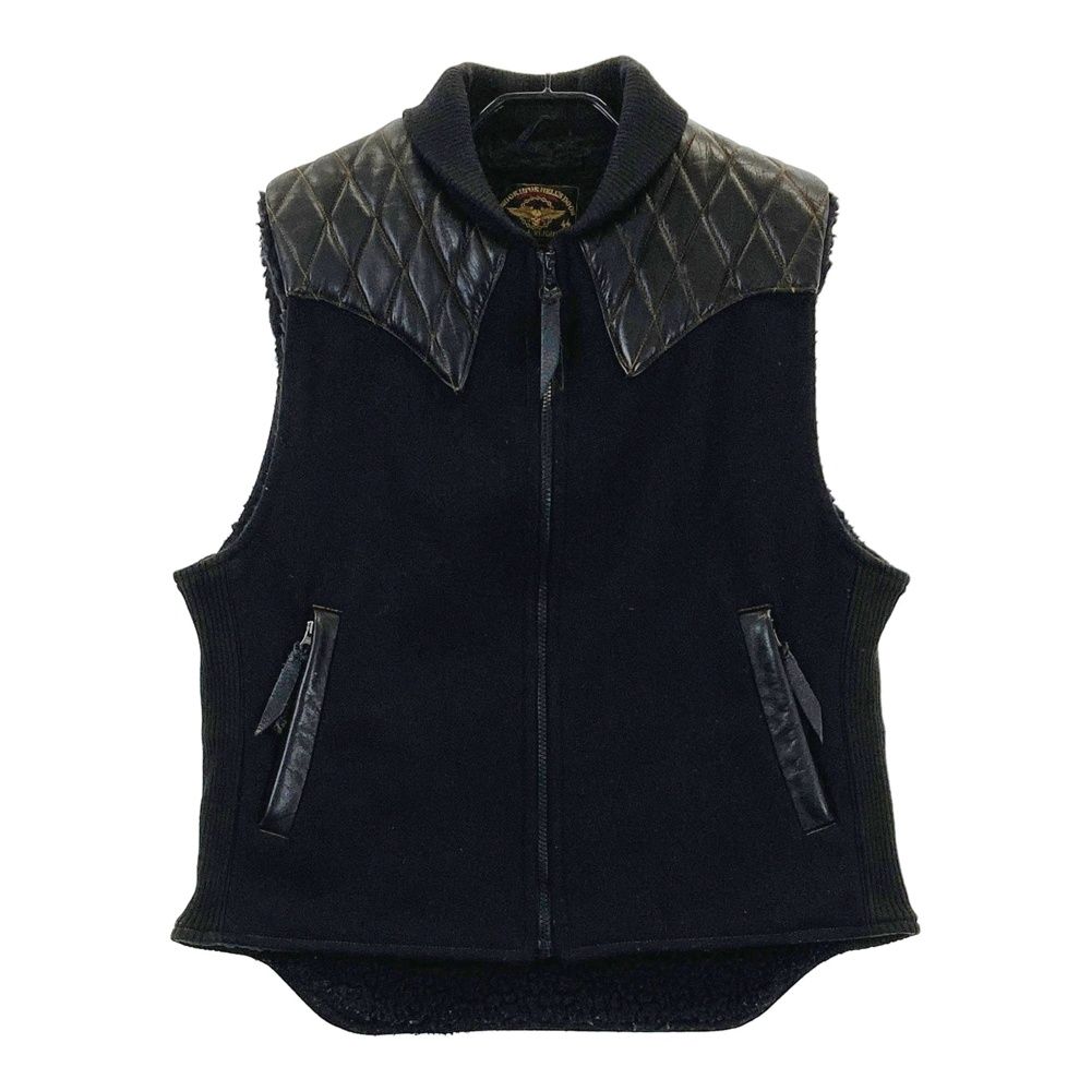 Black Eye Patch XL ブラック ベスト BlackEyePatch(ブラックアイパッチ) ベスト・ジレ(メンズ
