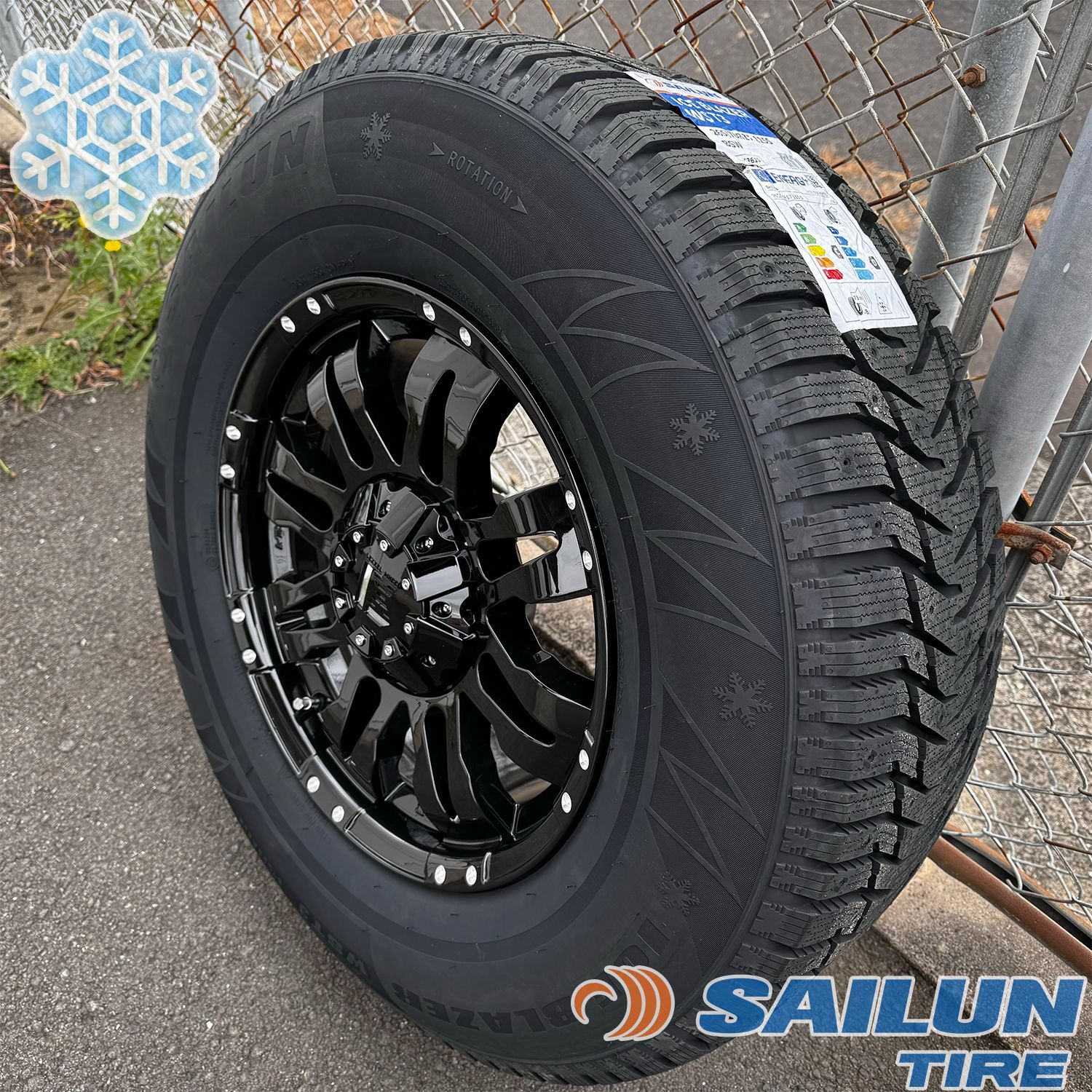 即納 2023年製 スタッドレス SAILUN WST3 265/65R17 265/70R17 ハイラックス プラド FJ サーフ パジェロ  17インチ タイヤホイールセット 4本セット 1台分 LEXXEL Balano 冬タイヤ