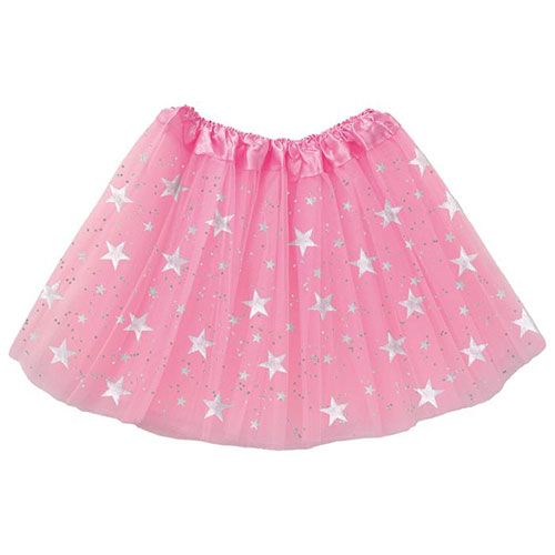 【5セット】 ARTEC フリフリスカート お星さま 桃 ATC18658X5