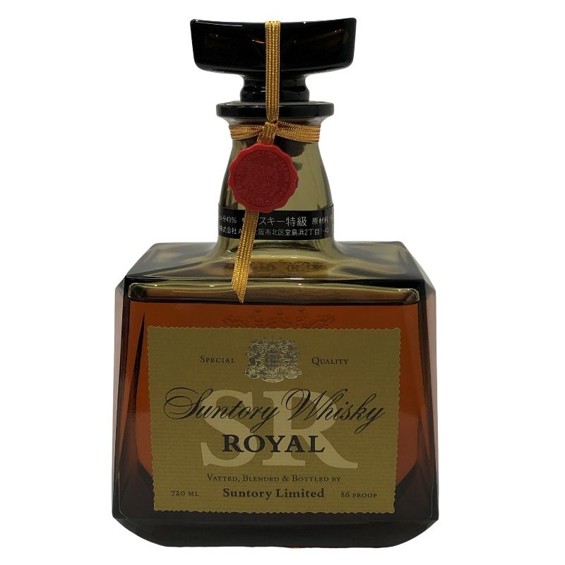 洋酒2本セット ウイスキー SUNTORY SR + ブランデー ブリリアント