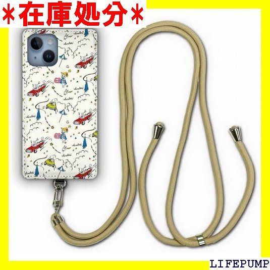 スカラー ScoLar デザイン iPhone14互換品 ケース スマホショルダー アイフォン14互換品 スマホケース ショルダーストラップ ショルダーケース スマホストラップ カバー スマホカバー 車に乗るうさぎ 骸骨ともけ かわいいデザイン 919