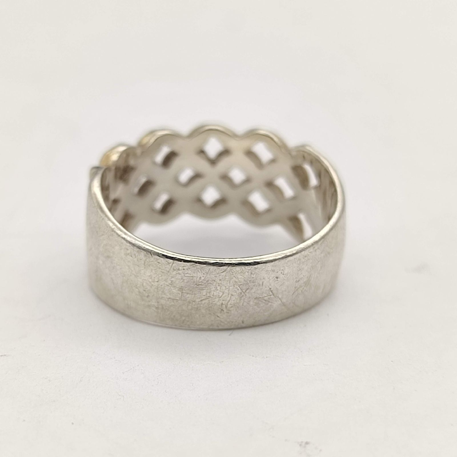 ビンテージ マルチラインのアシンメトリーシルバーリング シルバー925 約12号 TIFFANY & Co. サマセット リング シルバー 925 | MixTHINKS